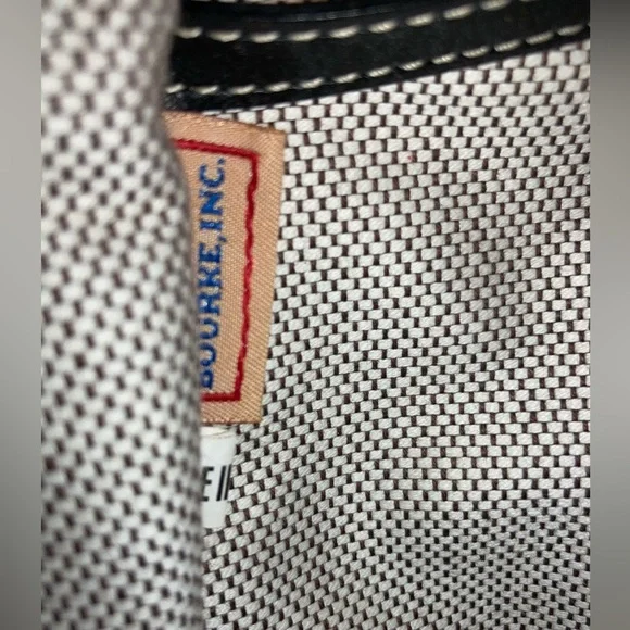 DOONEY & BOURKE signature tote satchel SHOULDERBAG D&B black logo - Picture 7 of 11